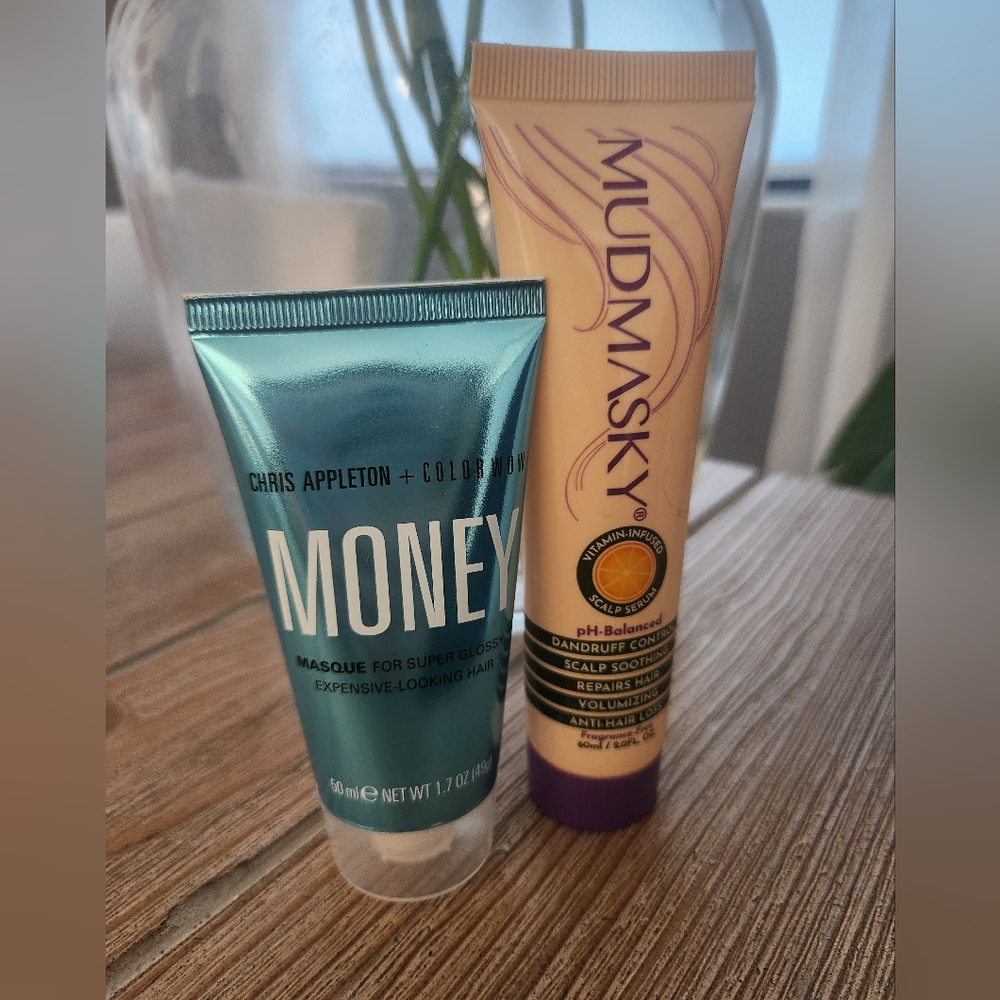 Chris Appleton Money Hair Masque and Mudmasky Scalp Treatment New